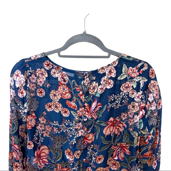 For Love and Lemons Floral Back Closure Blouse (XS) - Picture 7 of 16